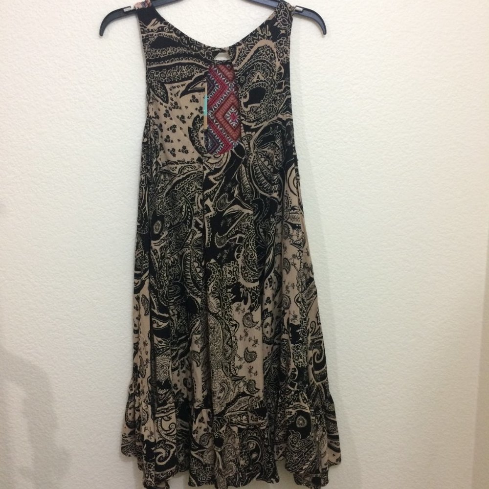 April Spirit Hayden Boho Tunic Dress Abstract - Picture 7 of 13